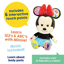 Load image into Gallery viewer, Disney Hooyay Learn & Play Minnie Mouse Plush with Learning Programs to Teach Children About Letters, Numbers, and Body Parts for Ages 18 Months and Up