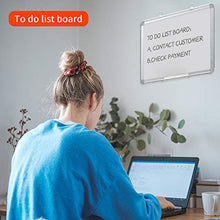 Load image into Gallery viewer, Small Dry Erase White Board 16" x 12" Magnetic Hanging White Board for Wall Portable Mini Whiteboard for Kids, Students & Teachers