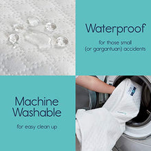 Load image into Gallery viewer, hiccapop Tri-fold Pack n Play Mattress Pad with Firm (for Babies) & Soft (Toddlers) Sides | Portable Foldable Playard Mattress, Playpen Mattress for Pack and Play Crib | Includes Carry Case