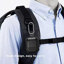 Load image into Gallery viewer, leQuiven Compatible with Airpods 3 Generation Case 2021, Shockproof Protective Case Cover for Airpods 3 Charging Case with Keychain, Full-Body Rugged Hard Shell for Air pods 3, Not Include AirPods