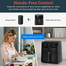 Load image into Gallery viewer, COSORI Smart WiFi Air Fryer 5.8QT(100 Recipes), Digital Touchscreen with 11 Cooking Presets for Air Frying, Roasting & Keep Warm ,Preheat & Shake Remind, Works with Alexa & Google Assistant,1700W