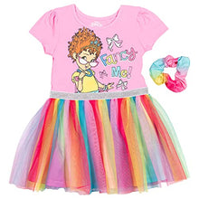 Load image into Gallery viewer, Disney Fancy Nancy Toddler Girls Short Sleeve Tutu Dress Scrunchy Set Pink 5T