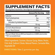Load image into Gallery viewer, Turmeric and Ginger Gummies for Adults Peach Flavor | 95% Curcumin Gummies for Joint Support and Immune Health | 60 Vegan Gummies