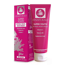 Load image into Gallery viewer, OZNaturals Face Moisturizer Retinol Cream: Super Youth Anti Aging Face Cream with Vitamin C, B5, Shea Butter, Hyaluronic Acid - Day and Night Skin Firming Retinol Moisturizer Wrinkle Cream - 4 Fl Oz