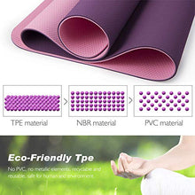 Load image into Gallery viewer, TOPLUS Yoga Mat - Upgraded Yoga Mat Eco Friendly Non-Slip Exercise & Fitness Mat with Carrying Strap, Workout Mat for All Type of Yoga, Pilates(1/4 inch-1/8 inch)