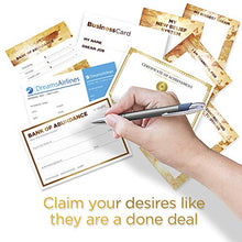 Load image into Gallery viewer, Magnificent101 Vision Board Kit - Create a Board of Your Ambitions with +60 Vision Board Supplies. Use The Power of Intention and Visualization to Achieve Your Dreams