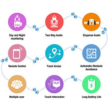 Load image into Gallery viewer, SKYMEE Owl Robot: Mobile Full HD Pet Camera with Treat Dispenser, Interactive Toy for Dogs and Cats, Remote Control via App (2.4G WiFi ONLY)