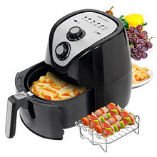 Load image into Gallery viewer, Secura Air Fryer 3.4Qt / 3.2L 1500-Watt Electric Hot XL Air Fryers Oven Oil Free Nonstick Cooker with Additional Accessories, Recipes, BBQ Rack & Skewers for Frying, Roasting, Grilling, Baking