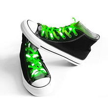 Load image into Gallery viewer, Acmee 6 Pair LED Shoelaces - High Visibility Soft Nylon Light Up Shoelace with 3 Modes in 6 Colors for Night Safety Running Biking, Or Cool Disco Party, Cosplay, Hip-hop Dance