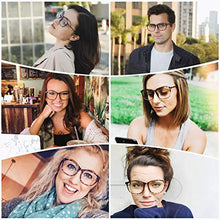 Load image into Gallery viewer, Cyxus Blue Light Blocking Glasses Square Computer Eyewear Clear Lens Eyeglasses Frame (Leopard #2) (8121T03&Leopard)