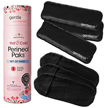 Load image into Gallery viewer, gentlepak® Perineal Cold Pak - Set of 3 Hot and Cold Therapy Gel Paks with Washable Terry Covers - Reusable Perineal Ice Paks for Postpartum Pain, Hemorrhoids, Post Laser Procedures, and More