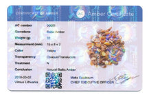 Load image into Gallery viewer, AMBERAGE Natural Baltic Amber Stretch Bracelet for Women - Hand Made from Polished/Certified Baltic Amber Beads(Multi)