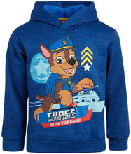 Load image into Gallery viewer, Nickelodeon Boys? Paw Patrol Hoodie Sweatshirt ? Chase, Marshall, Rubble, Skye (2T-7), Size 2T, Chase-Blue