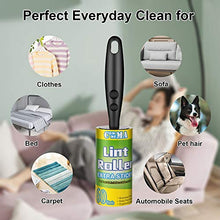 Load image into Gallery viewer, COMMEMA Lint Rollers for Pet Hair Extra Sticky, Pet Hair Remover, Lint Remover, Lint Roller Set Brush for Dog & Cat Hair Removal, Clothes, Furniture, 2 Handles with 4 Refills, 240 Total Sheets