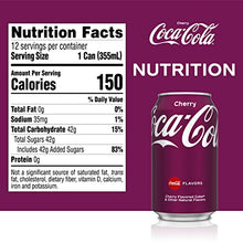 Load image into Gallery viewer, Coca-Cola Cherry Coke Soda, 12 Fl Oz (pack of 12)