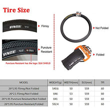 Load image into Gallery viewer, ?US Stock?MAXXIS M333 26/27.5/291.95/2.1 Fold/Unfold MTB Tires 60TPI Bicycle Wheel Clincher Tire, Non-Slip Anti-Puncture Resistant Flimsy Mountain Bike Wire Bead Tyre (262.1-Unfold-Flimsy)