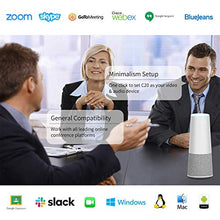 Load image into Gallery viewer, Nuroum Conference Webcam w/Microphone&Speaker for HD 1080P Video Call, All-in-1 Ultra Wide-Angle 100° Camera, 13ft Voice Pickup, AI Noise-Cancel, USB Plug&Play&Power, Speakerphone&Cam Meeting System