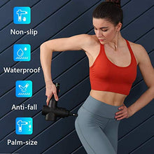 Load image into Gallery viewer, Massage Gun Electric Portable Handheld Deep Tissue Percussion Massager 6 Speed 6 Heads Body Muscle Pain Relief Recovery Ultra Quite Brushless Motor
