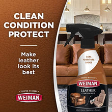 Load image into Gallery viewer, Weiman Leather Cleaner & Conditioner Care Kit | Non-Toxic Restores Leather Surfaces | Ultra Violet Protectants Help Prevent Cracking or Fading of Leather Furniture, Car Seats, Shoes