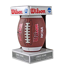 Load image into Gallery viewer, Wilson NCAA Red Zone Series Composite Leather Pee Wee Size Football | WTF1571ID