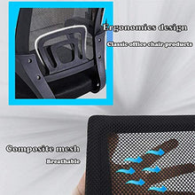 Load image into Gallery viewer, Office Chair Ergonomic Desk Chair Mesh Computer Chair Lumbar Support Modern Executive Adjustable Stool Rolling Swivel Chair for Back Pain, Black