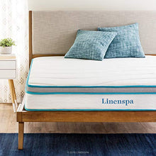 Load image into Gallery viewer, Linenspa 12 Inch Memory Hybrid Plush-Individually Encased Coils-Edge Support-Quilted Foam Cover Mattress, Twin, White