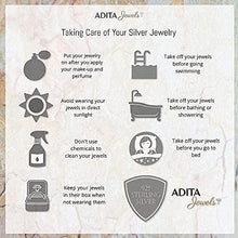 Load image into Gallery viewer, 925 Sterling Silver Blue Opal Dangle Earrings For Women; Vintage Style Blue Opal October Birthstone Jewelry for Women; Dangling Light Blue Stone Earrings