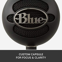 Load image into Gallery viewer, Blue Snowball iCE Plug 'n Play USB Microphone for Recording, Streaming, Podcasting, Gaming on PC and Mac, with Cardioid Condenser Capsule, Adjustable Desktop Stand and USB cable - Black