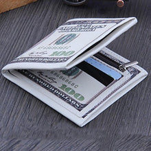 Load image into Gallery viewer, SMYTShop Men Wallet,US Dollar Bill Wallet PU Leather Credit Card Photo Holder Bifold Billfold