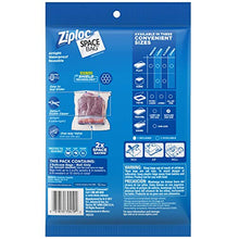 Load image into Gallery viewer, Ziploc Space Bags, Travel Bag for Suitcase, Organization, Storage, Reusable, Waterproof Bag, Pack of 2