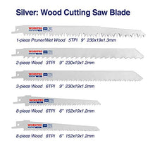 Load image into Gallery viewer, WORKPRO 32-piece Reciprocating Saw Blade Set - Metal/Woodcutting Saw Blades, Pruner Saw Blades with Organizer Pouch