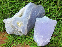 Load image into Gallery viewer, StarStuff.Rocks Authentic African Rock, Mineral, and Crystal Specimen Show (Blue Lace Agate)