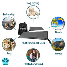 Load image into Gallery viewer, Iceland Outdoors Dog Towel Super Absorbent Large - 2 Microfiber Towels 1 Large, 1 Small Makes Drying Large Medium and Small Dogs Fast & Easy