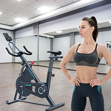 Load image into Gallery viewer, HouseFit Indoor Cycling Stationary Exercise Bike - Cycle Bike with Magnetic Resistance, Quiet Belt Drive and LCD Monitor & Comfortable Seat Cushion