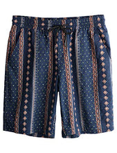 Load image into Gallery viewer, VATPAVE Mens Floral Hawaiian Shirts Short Sleeve Button Down Beach Shirts Suits Medium Navy