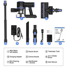 Load image into Gallery viewer, Wowgo Cordless Vacuum Cleaner, 160W Powerful Suction Stick Vacuum with 40min Max Long Runtime Detachable Battery, 4 in 1 Lightweight Quiet Handheld Vacuum Cleaner for Home Hard Floor Carpet Pet Hair