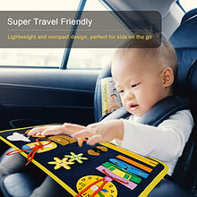 Load image into Gallery viewer, Busy Board, Montessori Toys Sensory Activity Developing Board for Fine Motor Skills, Sensory Toys Learning Board for Toddlers, Travel Toys for Plane and Car, Gifts for 2-6 Year Old Boys & Girls