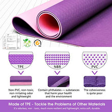 Load image into Gallery viewer, Dralegend Yoga Mat Exercise Fitness Mat - High Density Non-Slip Workout Mat for Yoga, Pilates & Exercises, Anti - Tear, Sweat - Proof, Classic 1/4 Inch