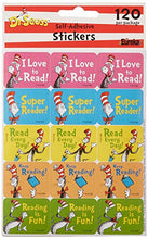 Load image into Gallery viewer, Eureka Classroom Decorations Cat in The Hat Reading Stickers for Kids and Educational Fun, 120pc
