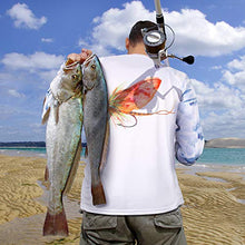 Load image into Gallery viewer, Palmyth Fishing Shirt for Men Long Sleeve Sun Protection UV UPF 50+ T-Shirts with Pocket (Mayfly, Medium)