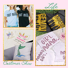 Load image into Gallery viewer, Gold Glitter HTV Heat Transfer Vinyl - 12inx5ft, Iron on Vinyl HTV Vinyl for T Shirts Gifts for Mom by TransWonder (Light Gold)