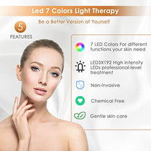 Load image into Gallery viewer, Photon Skin Rejuvenation Face & Neck Mask | LED Photon Red Blue Green Therapy 7 Color Light Treatment Anti Aging Spot Removal Wrinkles Whitening Facial Skin Care Mask