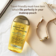 Load image into Gallery viewer, OGX Extra Strength Renewing + Argan Oil of Morocco Penetrating Hair Oil Treatment, Deep Moisturizing Serum for Dry, Damaged & Coarse Hair, Paraben-Free, Sulfated-Surfactants Free, 3.3 fl oz