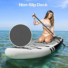 Load image into Gallery viewer, SÄKEE 10FT Inflatable Stand Up Paddle Board with Premium SUP Accessories, Fit for Youth & Adult Paddleboard with Kayak Seat