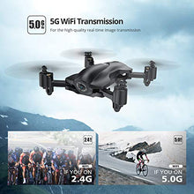 Load image into Gallery viewer, Holy Stone GPS Drone FPV Drones with Camera for Adults 1080P HD, Foldable Drone for Beginners, RC Quadcopter with GPS Return Home, Follow Me, Altitude Hold and 5Ghz WiFi Transmission Live Video, HS165