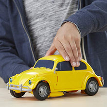 Load image into Gallery viewer, Transformers: Bumblebee Movie Toys, Power Charge Bumblebee Action Figure - Spinning Core, Lights and Sounds - Toys for Kids 6 and Up, 10.5-inch