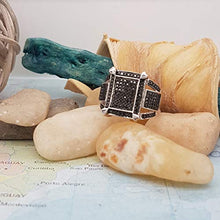 Load image into Gallery viewer, Dazzlingrock Collection 0.50 Carat (ctw) Sterling Silver Round Black Diamond Mens Ladies Unisex Cocktail Ring 1/2 CT, Size 6