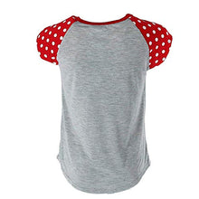 Load image into Gallery viewer, Disney Youth Girls Minnie Peeking Pocket Tee Grey Small