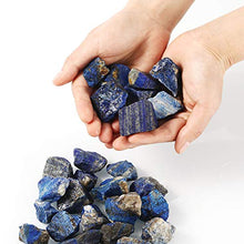 Load image into Gallery viewer, Bingcute 1lb Bulk Raw Rough Lapis Lazuli Stones Raw Natural Stones for Tumbling,Cabbing,Polishing,Wire Wrapping,Gem Mining, Wicca and Reiki Crystal Healing-Large 1"-1.5"