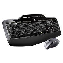 Load image into Gallery viewer, Logitech MK710-RB Desktop Wireless Keyboard/Mouse Combo, Wireless Mouse USB, Black (Renewed)